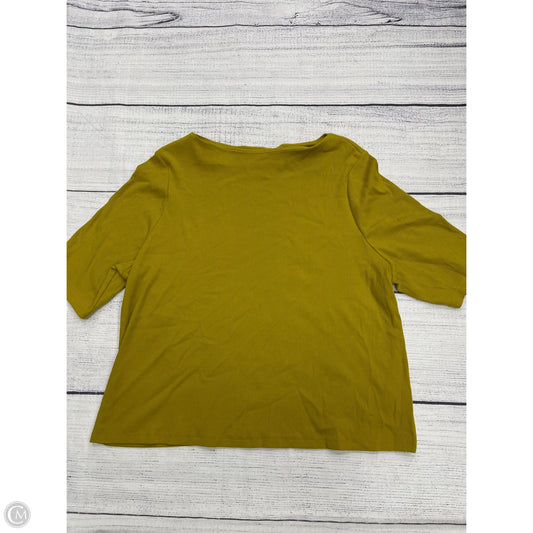 Top Long Sleeve By Ophelia Roe In Green, Size: 2x