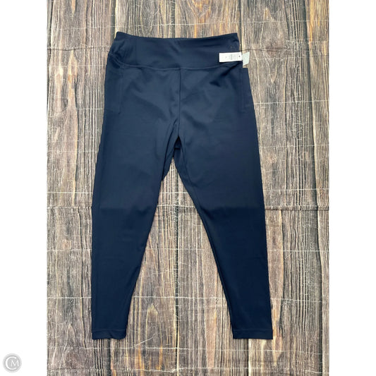 Athletic Leggings By Talbots In Blue, Size: Lp
