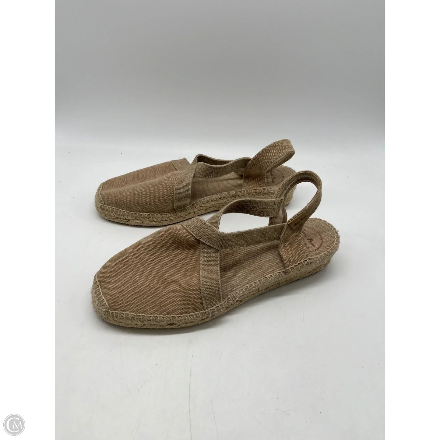 Shoes Heels Wedge By Clothes Mentor In Tan, Size: 10