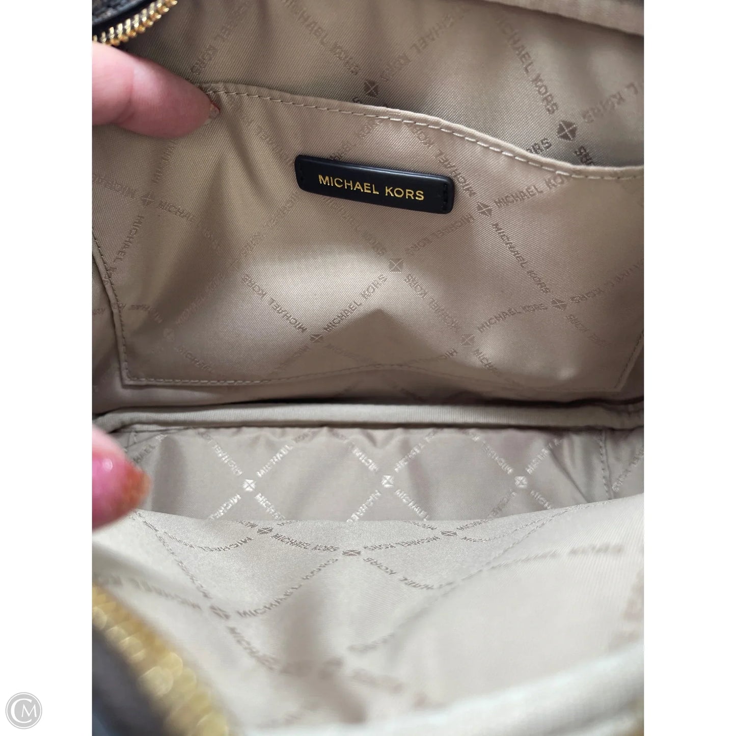 Crossbody Designer By Michael Kors, Size: Medium