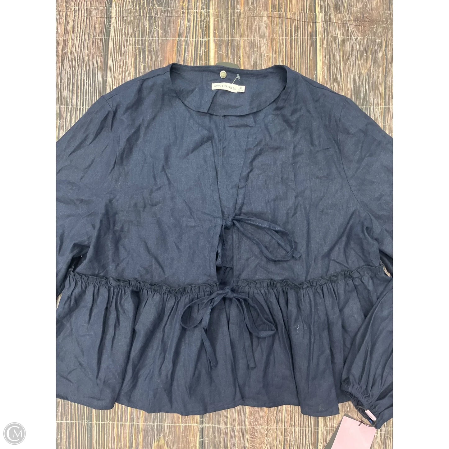 Cardigan By Avec Les Filles In Blue, Size: Xl