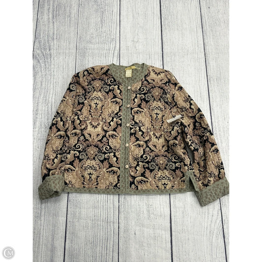 Jacket Shirt By Clothes Mentor In Paisley Print, Size: S