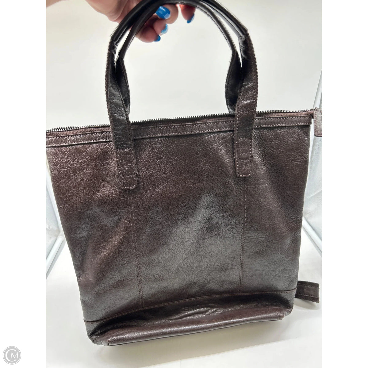 Backpack Leather By Clothes Mentor, Size: Large