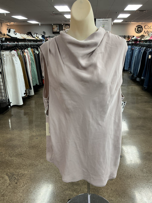 Top Sleeveless By Babaton In Grey, Size:L