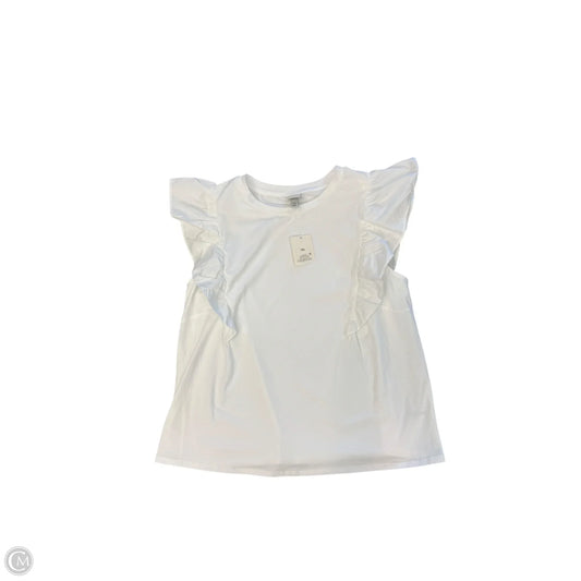 Top Short Sleeve By A New Day In White, Size: Xxl