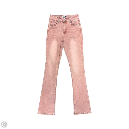 Jeans Boot Cut By Fashion Nova In Red, Size: 8