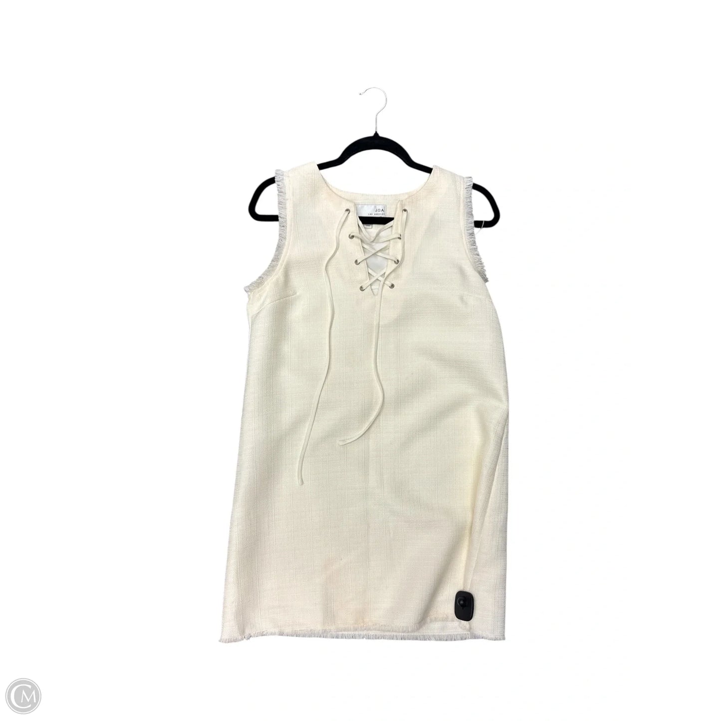 Dress Casual Midi By Cmb In Cream, Size: M