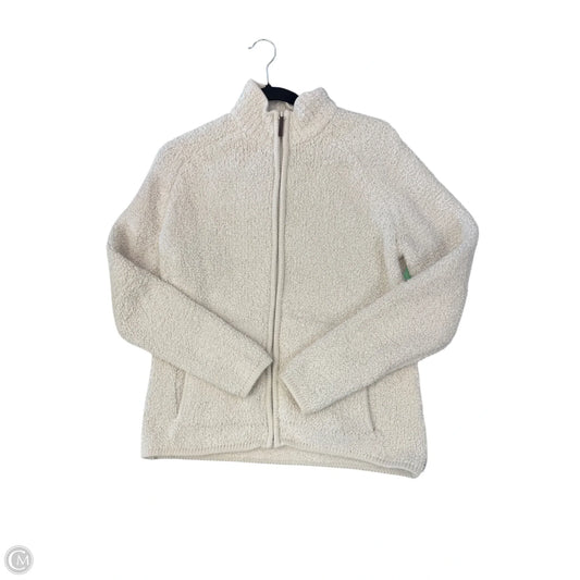 Jacket Fleece By Natural Reflections In Cream, Size: M