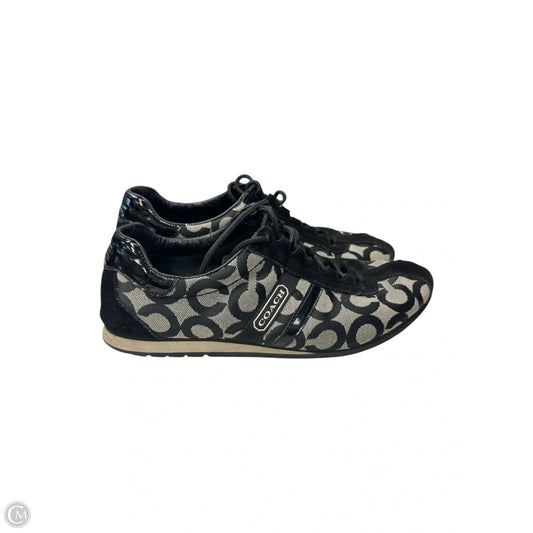 Shoes Designer By Coach In Black, Size: 9