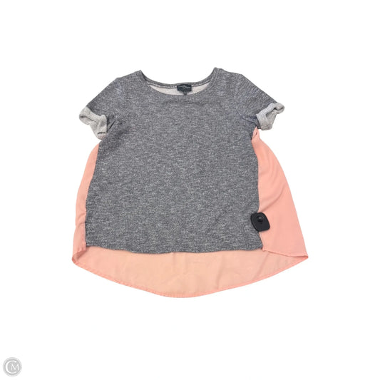 Blouse Short Sleeve By Market & Spruce In Grey, Size: S
