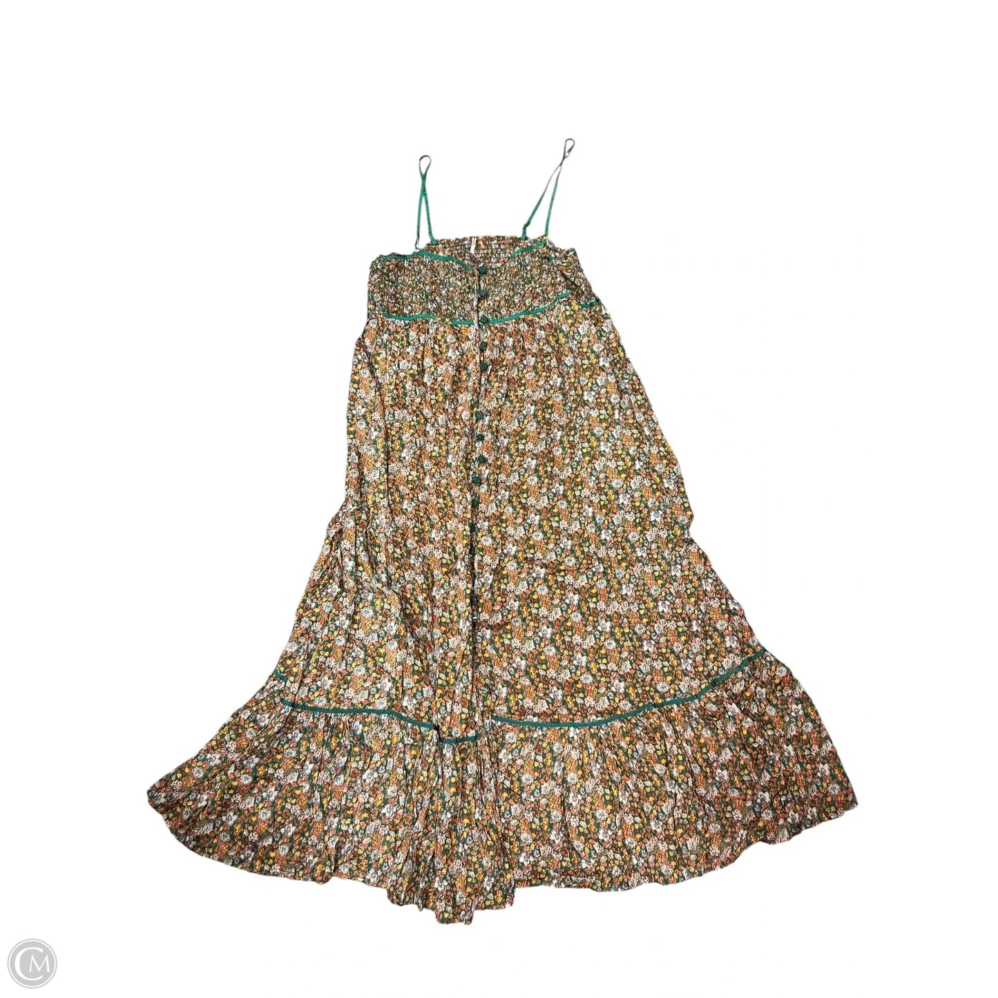 Dress Party Long By Free People In Floral Print, Size: L