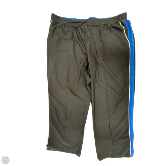 Athletic Pants By Sjb Active In Black & Blue, Size: 3x