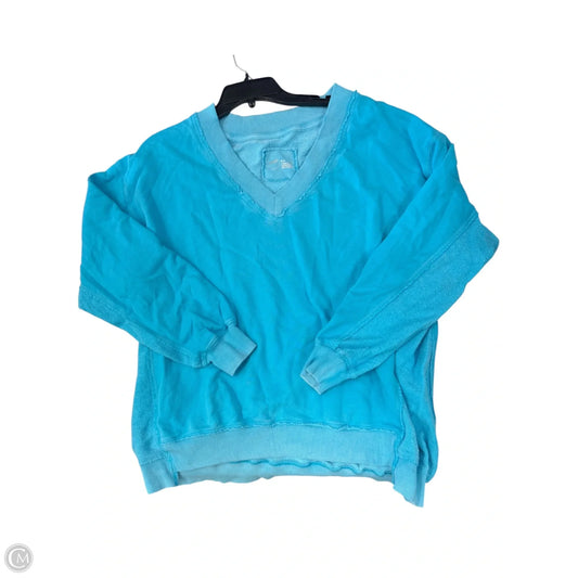 Sweatshirt Crewneck By Aerie In Aqua, Size: M