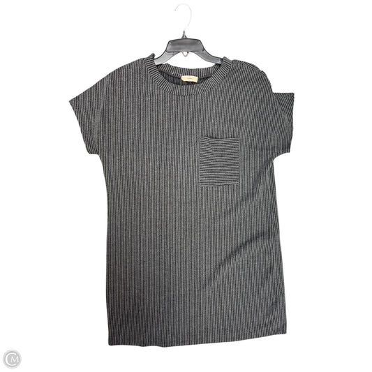 Dress Casual Midi By Entro In Black & Grey, Size: S