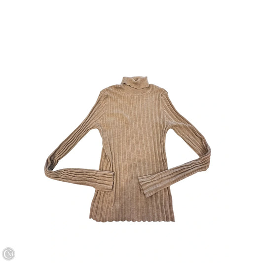 Top Long Sleeve By Asos In Tan, Size: L