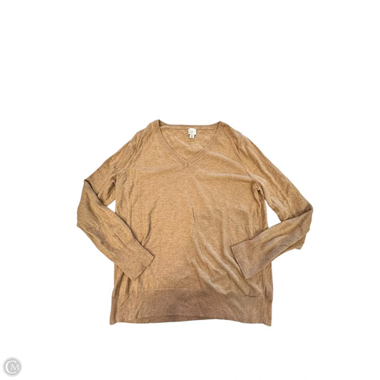 Sweater By A New Day In Tan, Size: Xl
