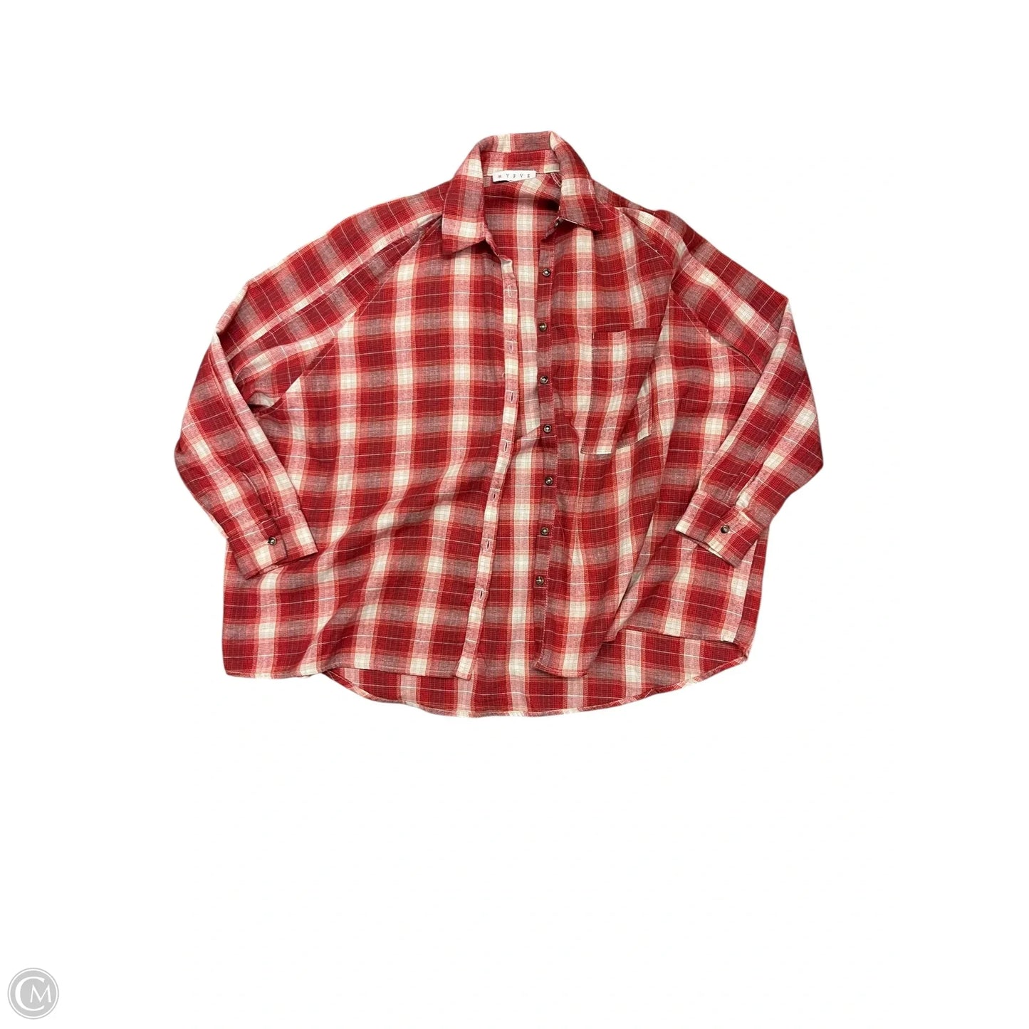 Blouse Long Sleeve By Hyfve In Red, Size: S
