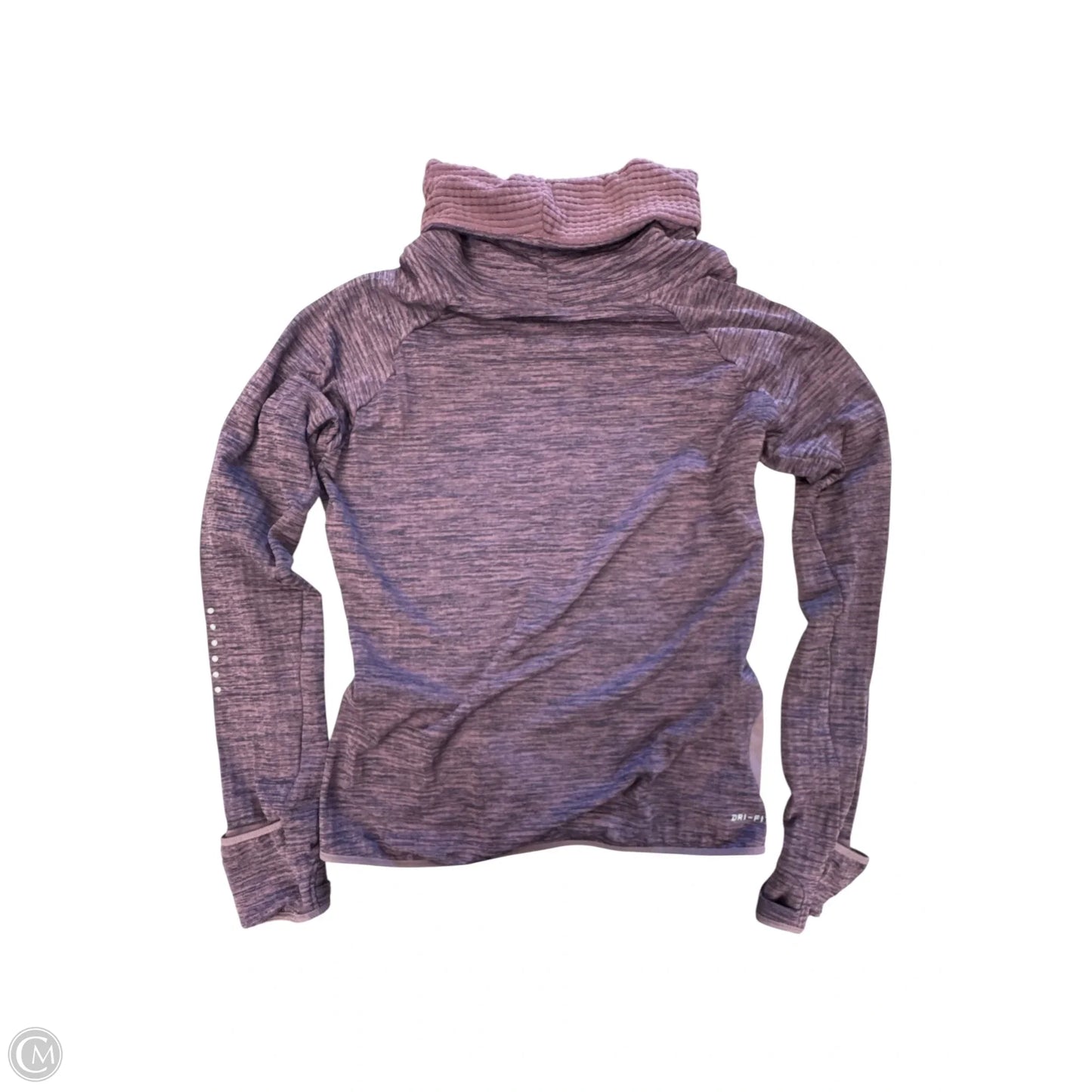 Top Long Sleeve By Nike Apparel In Purple, Size: M