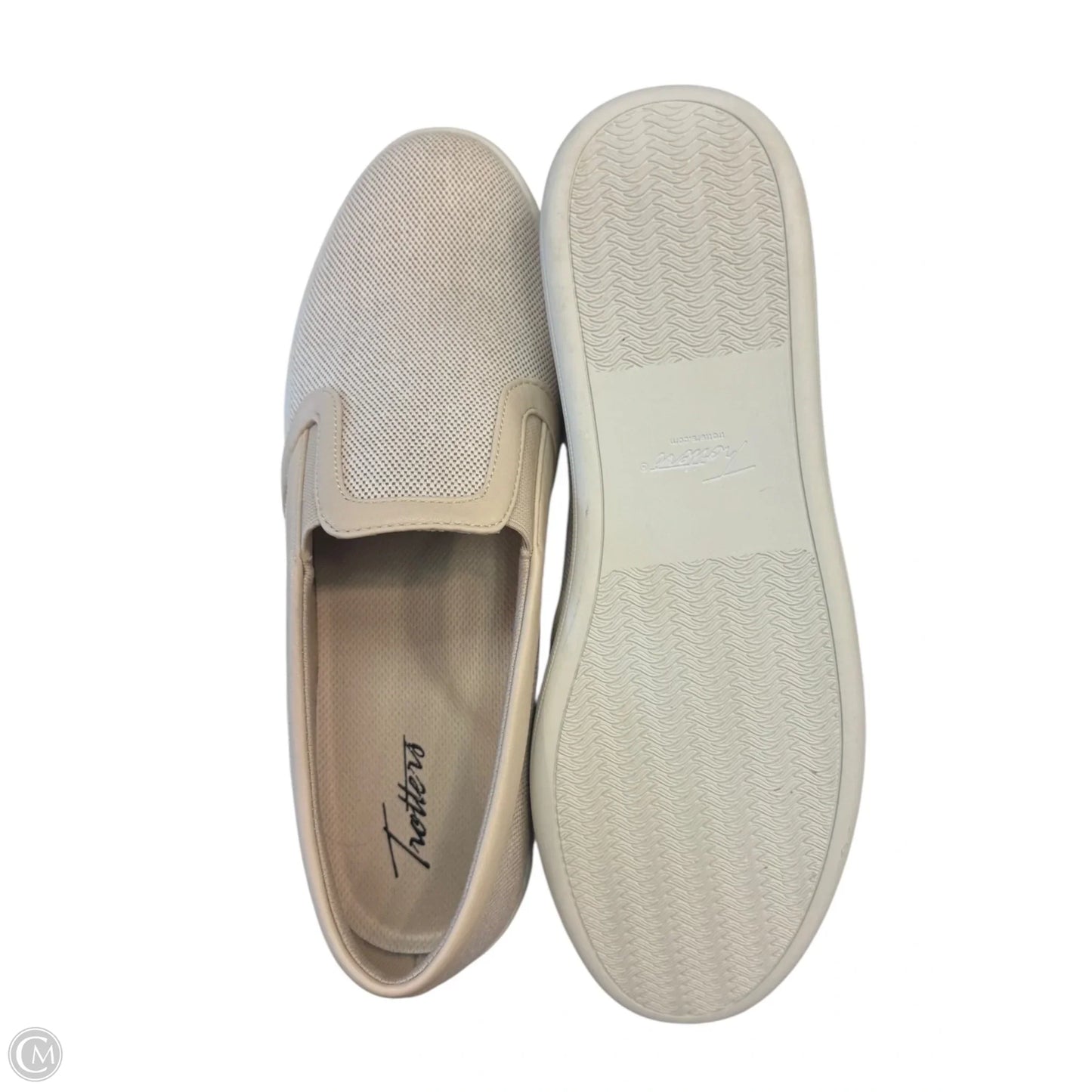 Shoes Flats By Cmb In Cream, Size: 10