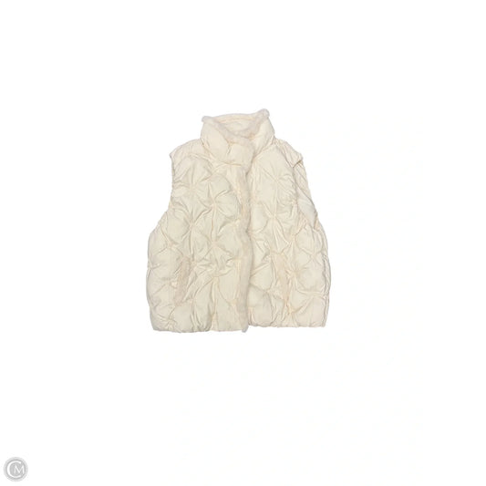 Vest Puffer & Quilted By Chicos In Cream, Size: 2x