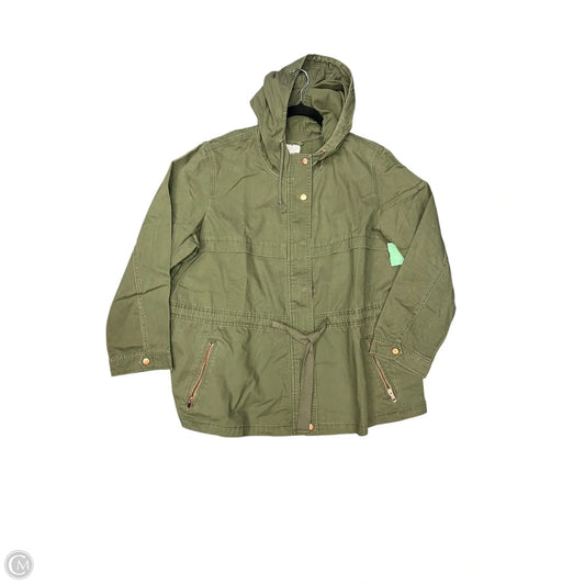 Jacket Denim By St Johns Bay In Green, Size: 1x