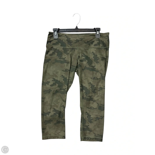 Athletic Capris By Lululemon In Camouflage Print, Size: 6