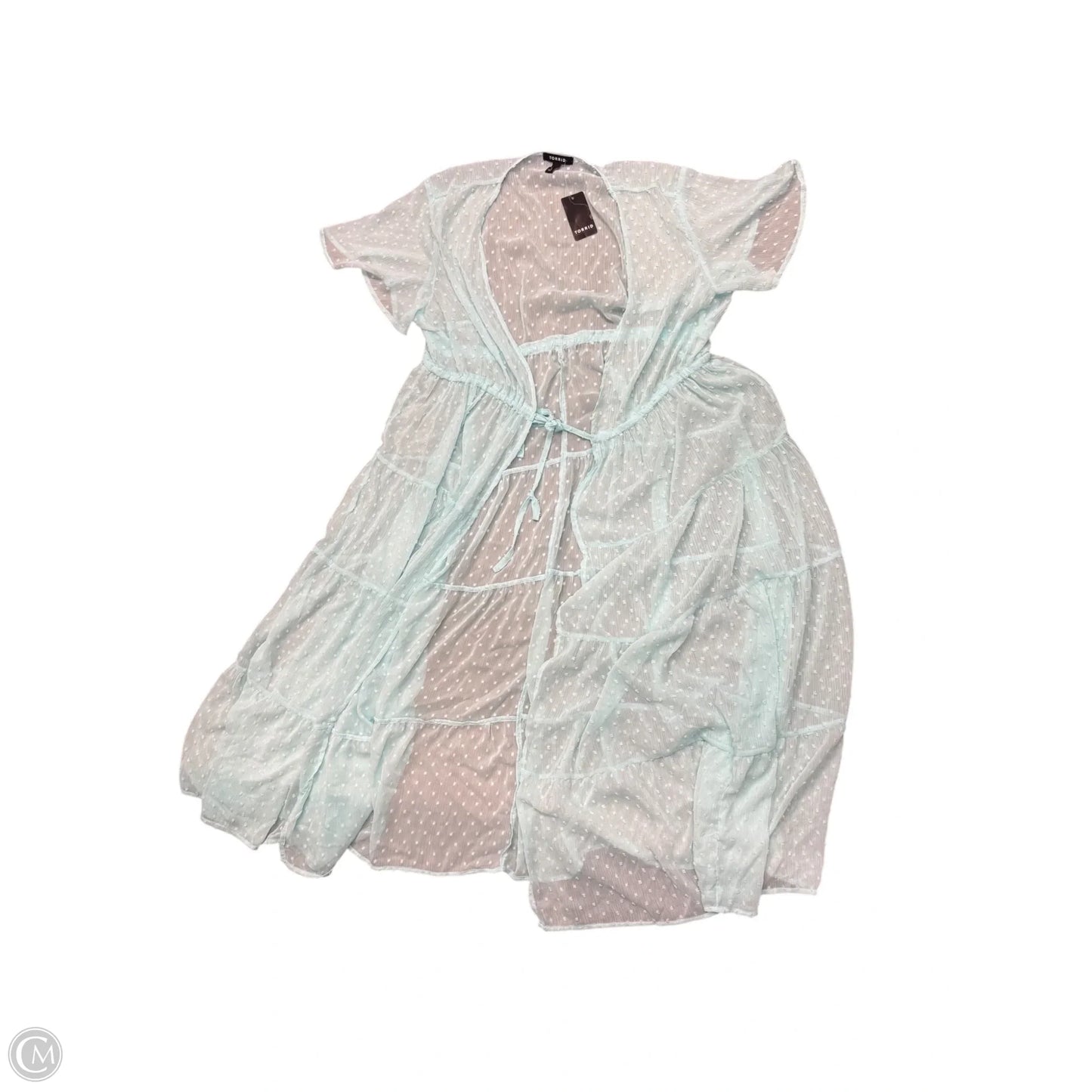 Shawl By Torrid In Aqua, Size: 14