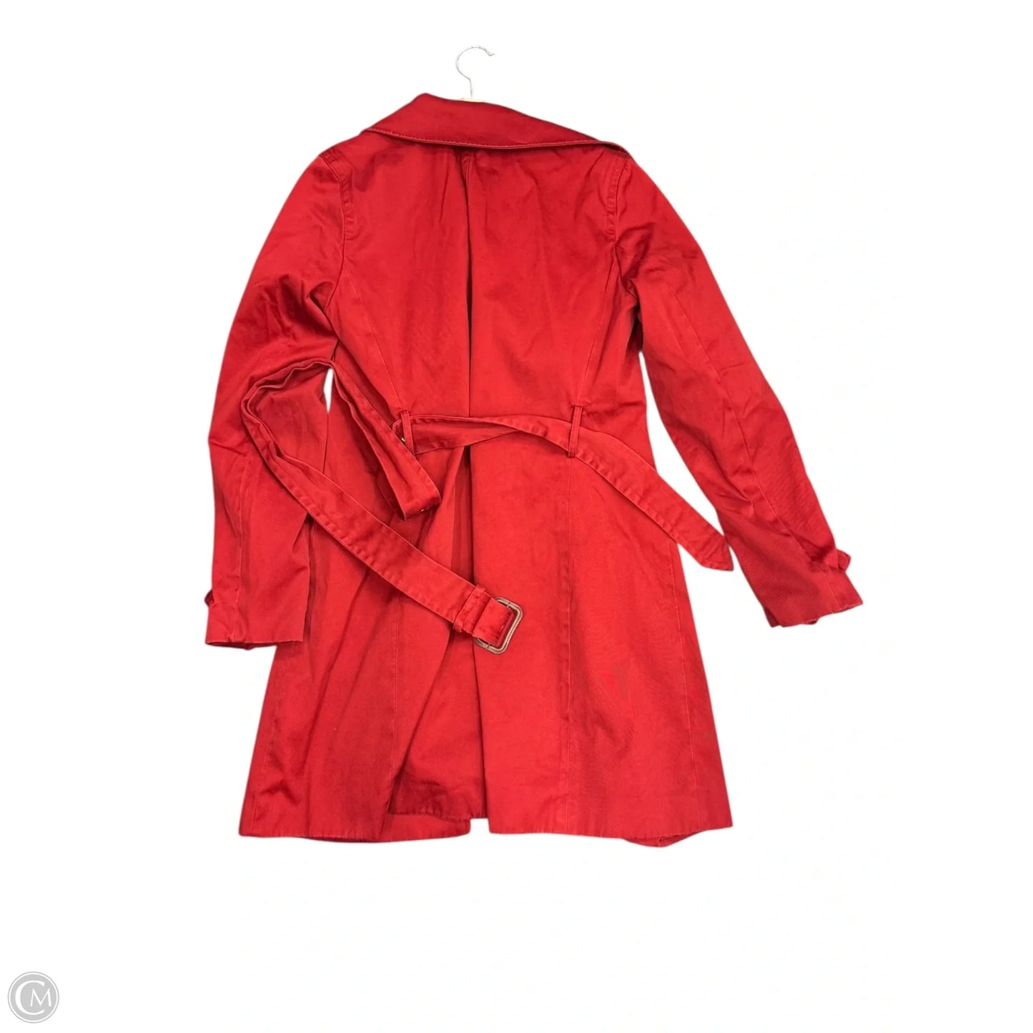 Coat Peacoat By Banana Republic In Red, Size: M
