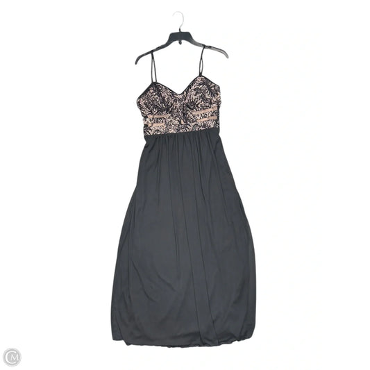 Dress Party Long By Clothes Mentor In Black, Size: 10