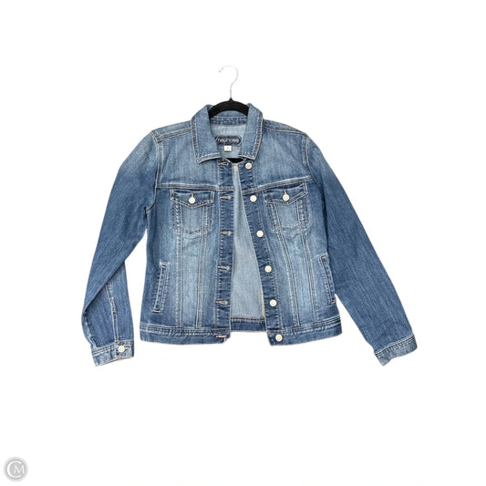 Jacket Denim By Maurices In Blue, Size: S