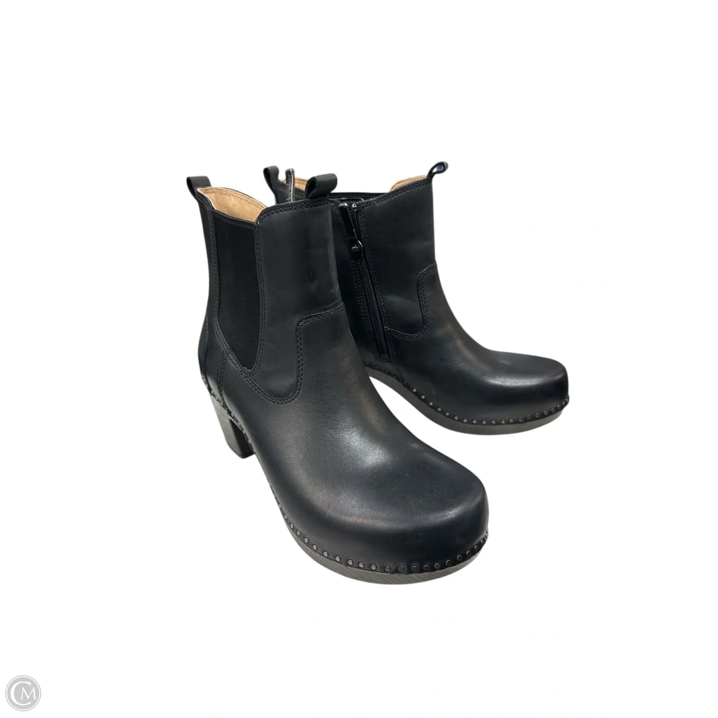 Boots Ankle Heels By Dansko In Black, Size: 8