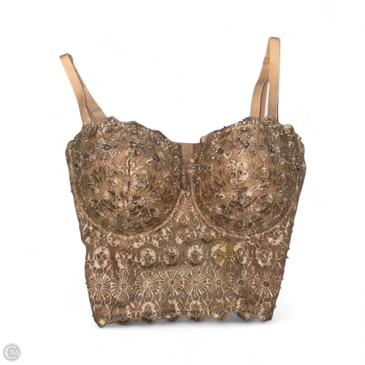 Bralette By Clothes Mentor In Gold, Size: L