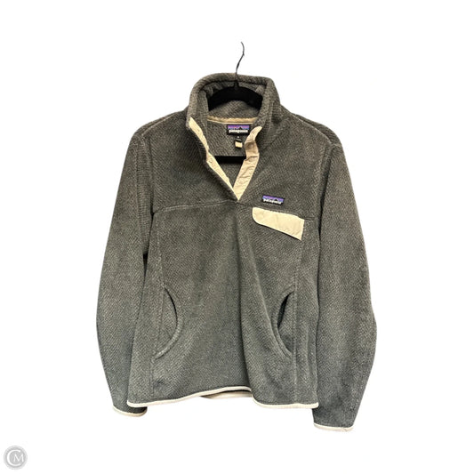 Top Long Sleeve By Patagonia In Grey, Size: M