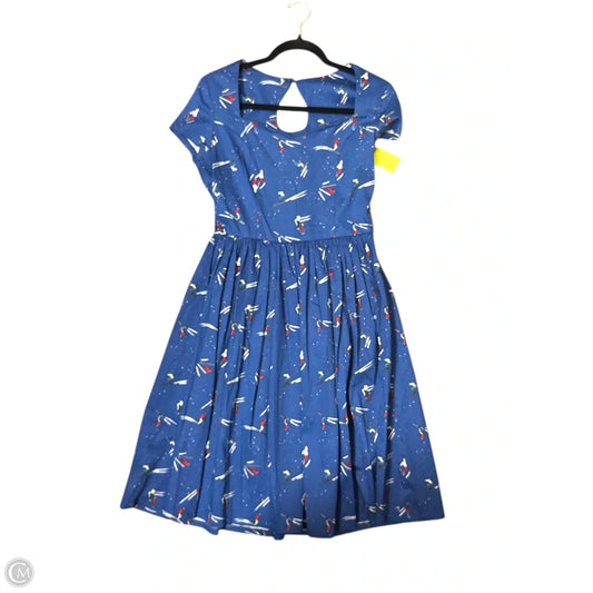 Dress Party Midi By Clothes Mentor In Blue, Size: S