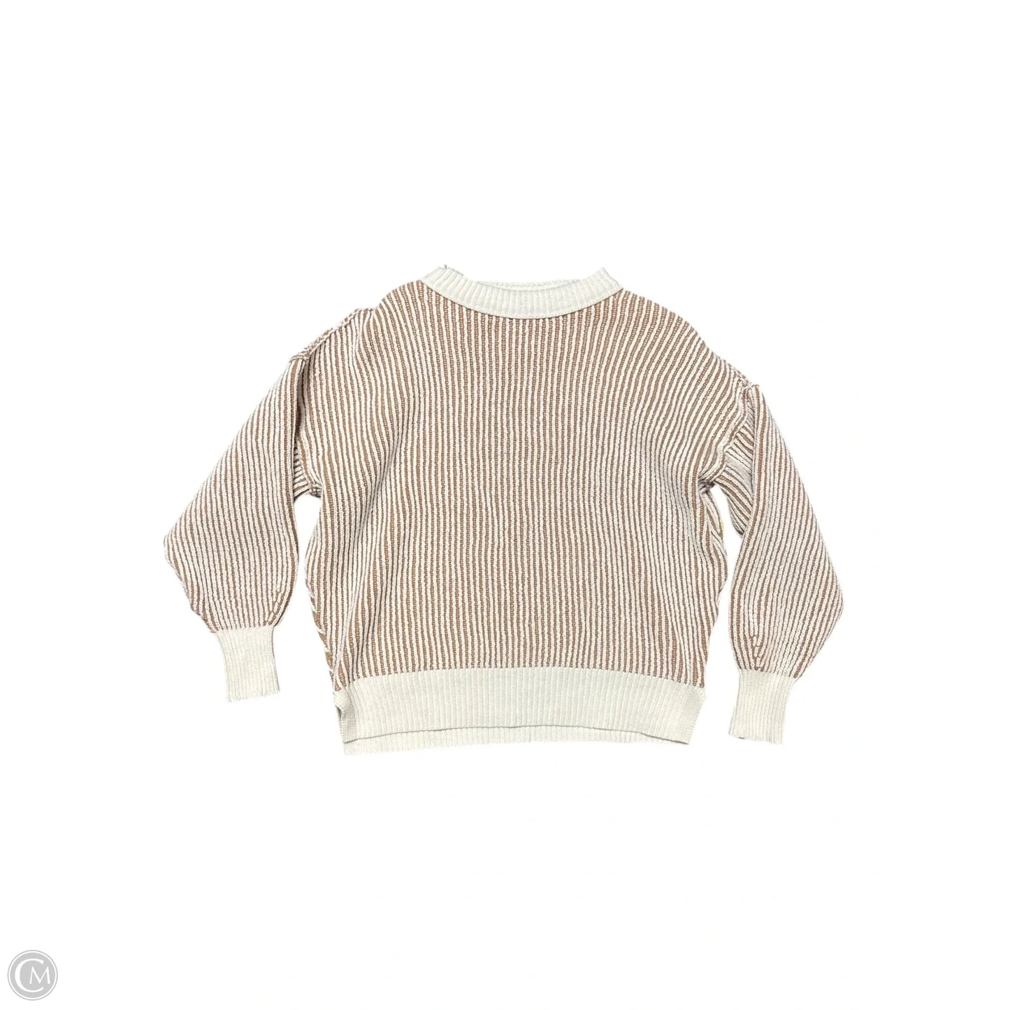 Sweater By Aerie In Cream & Tan, Size: Xs
