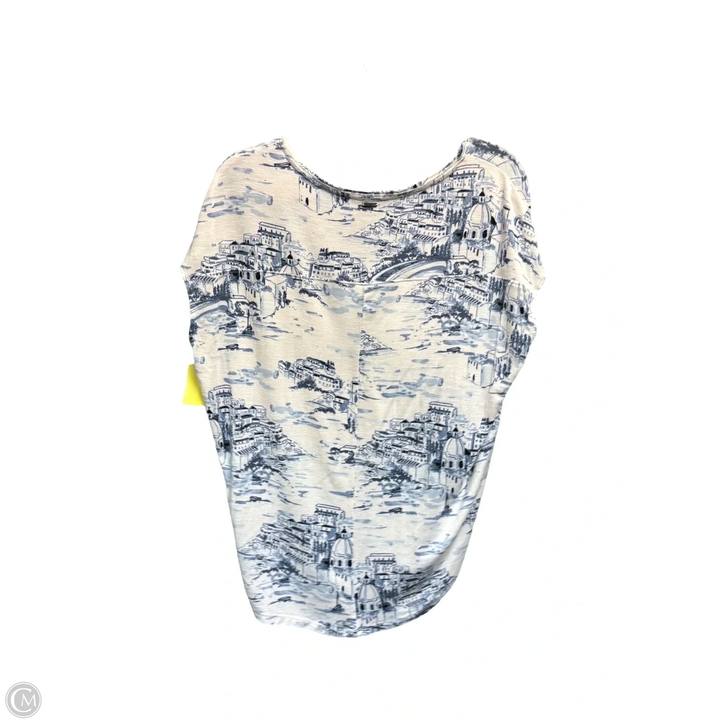 Top Short Sleeve By White House Black Market In Blue & White, Size: Xs