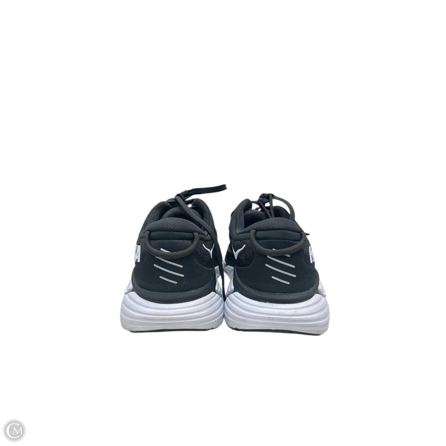 Shoes Athletic By Hoka In Black & White, Size: 8