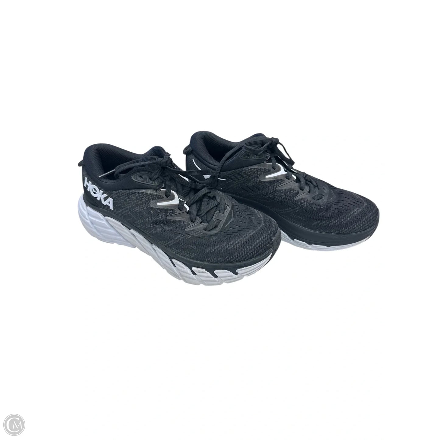 Shoes Athletic By Hoka In Black & White, Size: 8