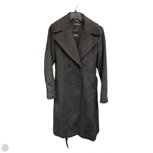 Coat Peacoat By Calvin Klein In Black, Size: S