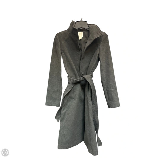 Coat Peacoat By H&m In Grey, Size: 4