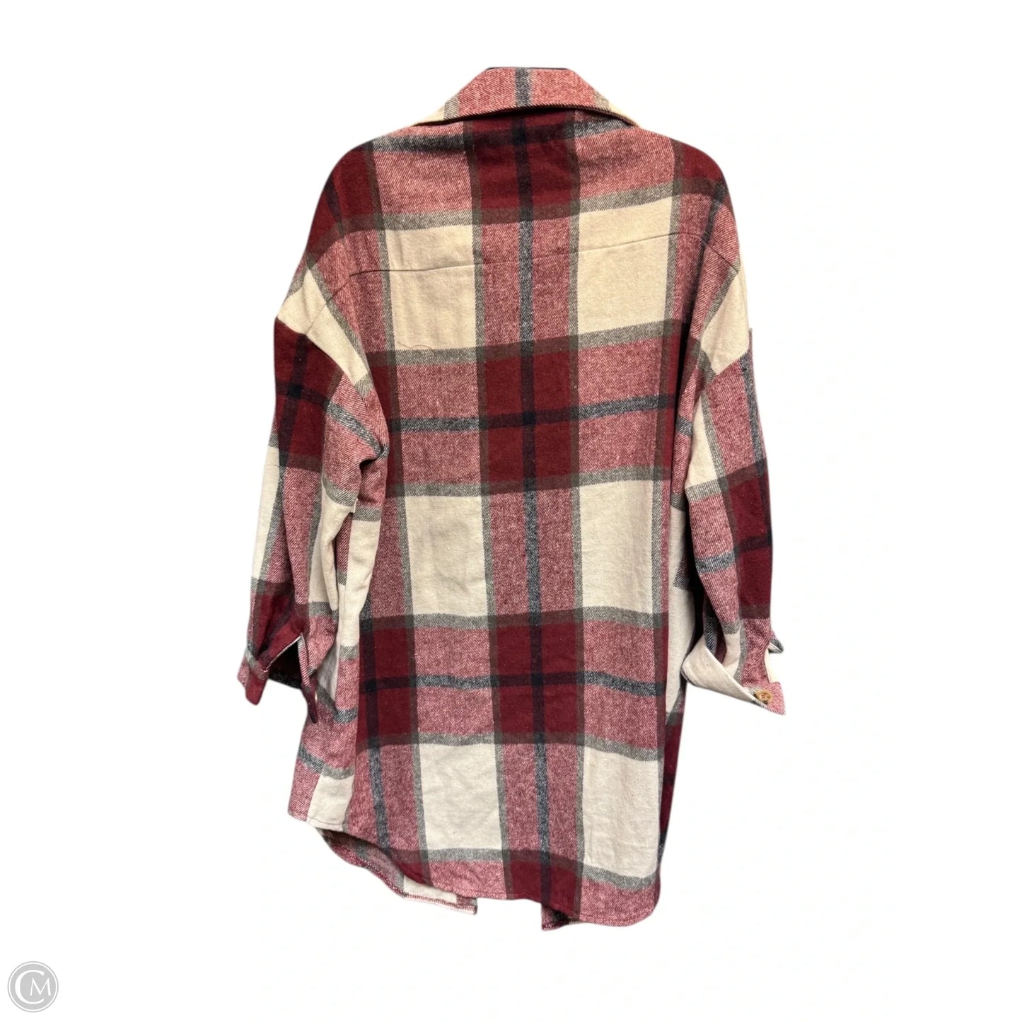 Dress Casual Midi By Shein In Plaid Pattern, Size: L