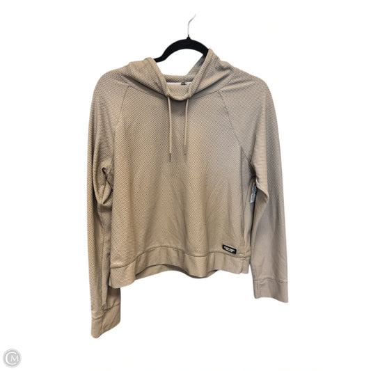 Top Long Sleeve By Calvin Klein In Beige, Size: M