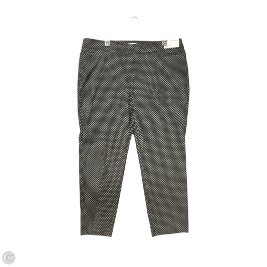 Pants Dress By Liz Claiborne In Black & White, Size: 20
