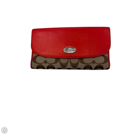 Wallet Designer By Coach, Size: Large