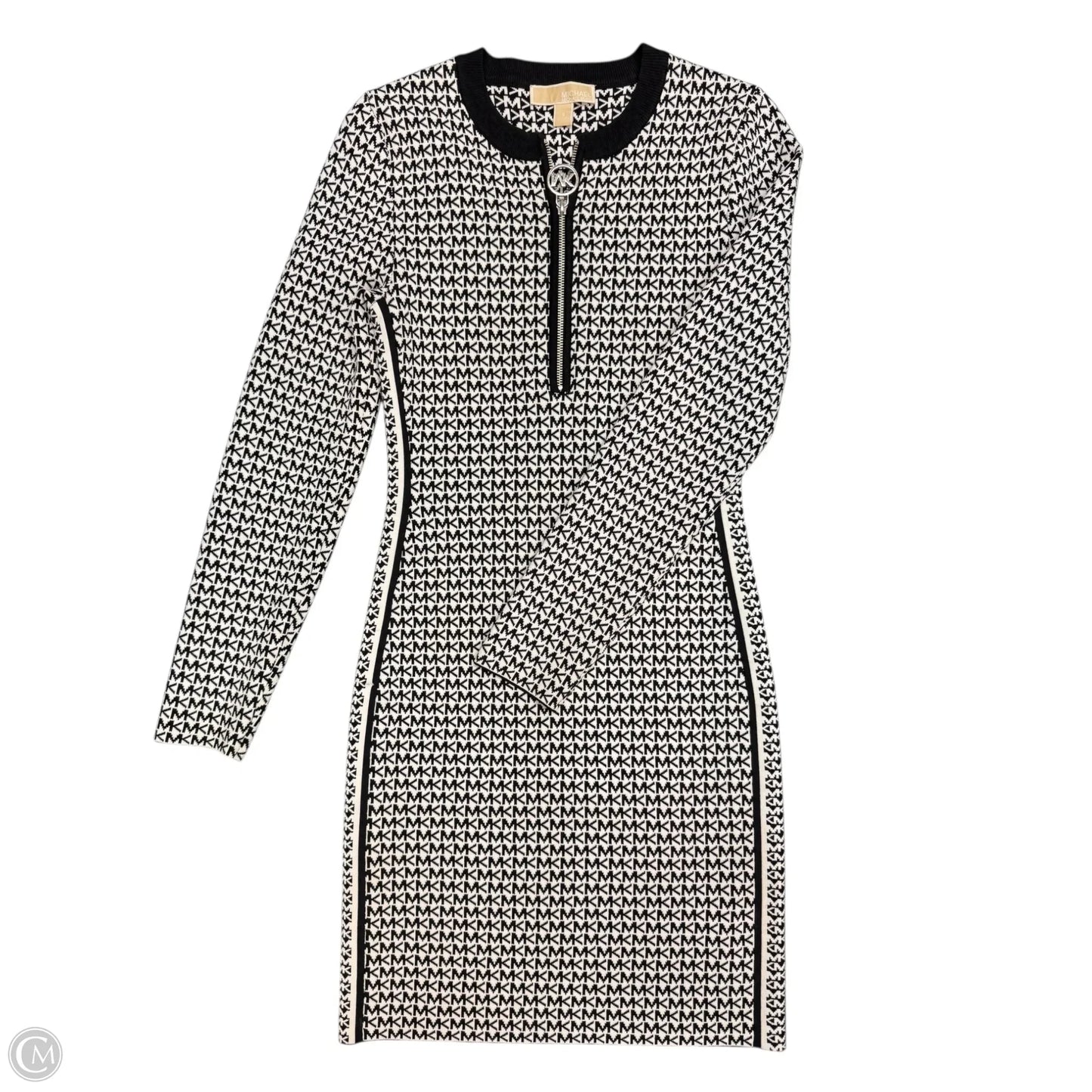 Dress Designer By Michael Kors In Black & White, Size: S