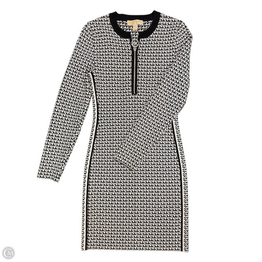Dress Designer By Michael Kors In Black & White, Size: S