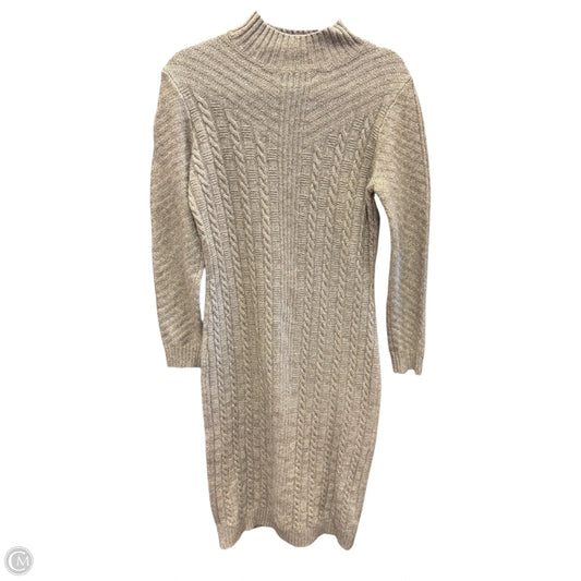 Dress Casual Midi By Tahari In Taupe, Size: 10