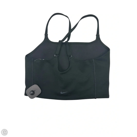 Athletic Bra By Nike Apparel In Black, Size: S