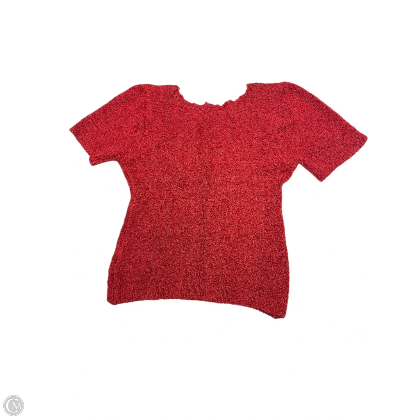 Top Short Sleeve By Cmc In Red, Size: M