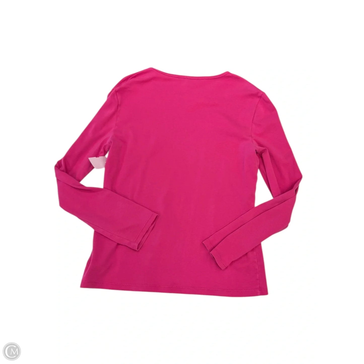 Top Long Sleeve By Lauren By Ralph Lauren In Pink, Size: M